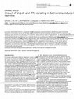 Research paper thumbnail of Impact of Usp18 and IFN signaling in Salmonella-induced typhlitis