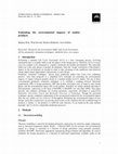 Research paper thumbnail of Estimating the environmental impacts of similar products