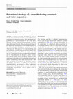 Research paper thumbnail of Extensional rheology of a shear-thickening cornstarch and water suspension