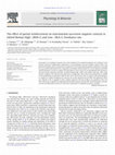 Research paper thumbnail of The effect of partial reinforcement on instrumental successive negative contrast in inbred Roman High-(RHA-I) and Low-(RLA-I) Avoidance rats