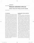 Research paper thumbnail of Holocene extinctions in the sea