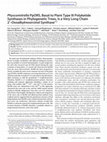 Research paper thumbnail of Physcomitrella PpORS, Basal to Plant Type III Polyketide Synthases in Phylogenetic Trees, Is a Very Long Chain 2'-Oxoalkylresorcinol Synthase