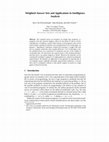 Research paper thumbnail of Weighted Answer Sets and Applications in Intelligence Analysis