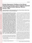 Research paper thumbnail of Protein expression profiling in the African clawed frog Xenopus laevis tadpoles exposed to the polychlorinated biphenyl mixture aroclor 1254