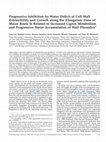 Research paper thumbnail of Progressive Inhibition by Water Deficit of Cell Wall Extensibility and Growth along the Elongation Zone of Maize Roots Is Related to Increased Lignin Metabolism and Progressive Stelar Accumulation of Wall Phenolics