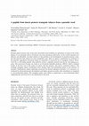 Research paper thumbnail of A peptide from insects protects transgenic tobacco from a parasitic weed