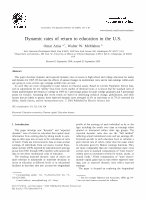 Research paper thumbnail of Dynamic rates of return to education in the US