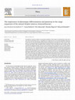 Research paper thumbnail of The importance of phenotypic differentiation and plasticity in the range expansion of the annual Atriplex tatarica (Amaranthaceae)