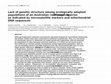 Research paper thumbnail of Lack of genetic structure among ecologically adapted populations of an Australian rainforest Drosophila species as indicated by microsatellite markers and mitochondrial DNA sequences