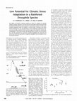 Research paper thumbnail of Low Potential for Climatic Stress Adaptation in a Rainforest Drosophila Species