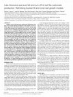 Research paper thumbnail of Late Holocene sea-level fall and turn-off of reef flat carbonate production: Rethinking bucket fill and coral reef growth models