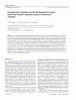 Research paper thumbnail of Fire-patterned vegetation and the development of organic soils in the lowland vegetation mosaics of south-west Tasmania