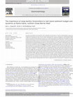 Research paper thumbnail of The importance of large benthic foraminifera to reef island sediment budget and dynamics at Raine Island, northern Great Barrier Reef