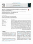 Research paper thumbnail of The effect of glial glutamine synthetase inhibition on recognition and temporal memories in the rat