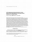 Research paper thumbnail of Self-administered questionnaires versus face-to-face interviews in assessing sexual behavior in young women