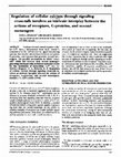 Research paper thumbnail of Regulation of cellular calcium through signaling cross-talk involves an intricate interplay between the actions of receptors, G-proteins, and second messengers