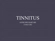 Research paper thumbnail of TINNITUS