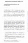 Research paper thumbnail of Monism and statespace: a reply to Sider