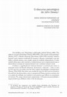 Research paper thumbnail of O discurso psicológico de John Dewey