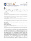 Research paper thumbnail of Three-hundred-year hydrological changes in a subtropical estuary, Rookery Bay (Florida): Human impact versus natural variability