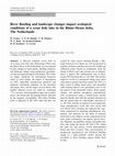 Research paper thumbnail of River flooding and landscape changes impact ecological conditions of a scour hole lake in the Rhine-Meuse delta, The Netherlands