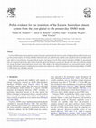 Research paper thumbnail of Pollen evidence for the transition of the Eastern Australian climate system from the post-glacial to the present-day ENSO mode