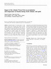 Research paper thumbnail of Impact of the Atlantic Warm Pool on precipitation and temperature in Florida during North Atlantic cold spells