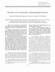 Research paper thumbnail of Mortality in the catastrophic antiphospholipid syndrome: causes of death and prognostic factors in a series of 250 patients