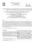 Research paper thumbnail of Intercomparison on measurements of the quantity personal dose equivalent, (0.07), by extremity ring dosimeters in medical fields