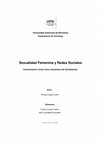 Research paper thumbnail of Sexualidad Femenina y Redes Sociales. Comunicación Virtual como Mecanismo de Socialización