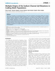 Research paper thumbnail of Multiple Origins of the Sodium Channel kdr Mutations in Codling Moth Populations