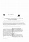 Research paper thumbnail of Experimental measurement and modeling of the distribution of solvent and ions between an aqueous phase and an ion exchange resin