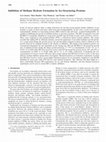 Research paper thumbnail of Inhibition of Methane Hydrate Formation by Ice-Structuring Proteins