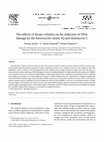 Research paper thumbnail of The effects of thyme volatiles on the induction of DNA damage by the heterocyclic amine IQ and mitomycin C