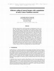 Research paper thumbnail of Efficient coding of natural images with a population of noisy Linear-Nonlinear neurons