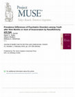 Research paper thumbnail of Prevalence Differences of Psychiatric Disorders among Youth after Nine Months or more of Incarceration by Race/Ethnicity and Age