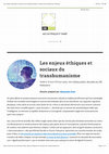 Research paper thumbnail of Les enjeux éthiques et sociaux du transhumanisme