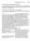 Research paper thumbnail of An unexpectedly high incidence of Epstein–Barr virus lymphoproliferative disease after CD34+ selected autologous peripheral blood stem cell transplant in neuroblastoma