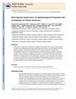 Research paper thumbnail of Mild Cognitive Dysfunction: An Epidemiological Perspective With an Emphasis on African Americans