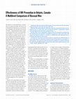 Research paper thumbnail of Effectiveness of HIV Prevention in Ontario, Canada: A Multilevel Comparison of Bisexual Men