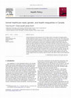 Research paper thumbnail of Unmet healthcare need, gender, and health inequalities in Canada