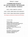 Research paper thumbnail of COMMUNICOLOGY:  An Encyclopedic  Dictionary  of  the  Human  Science  (1992) [FULL TEXT PDF EDITION 2016]