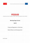 Research paper thumbnail of Financial Regulation in Germany