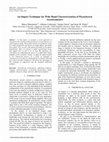 Research paper thumbnail of An Impact Technique for Wide Band Characterization of Piezoelectric Accelerometers