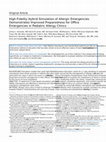 Research paper thumbnail of High-Fidelity Hybrid Simulation of Allergic Emergencies Demonstrates Improved Preparedness for Office Emergencies in Pediatric Allergy Clinics