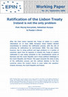 Research paper thumbnail of Ratification of the Lisbon Treaty: Problems Not Only in Ireland