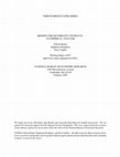 Research paper thumbnail of Bidding for Incomplete Contracts: An Empirical Analysis