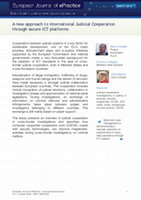 Research paper thumbnail of A New Approach to International Judicial Cooperation through Secure ICT platforms