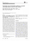 Research paper thumbnail of Wood density, but not leaf hydraulic architecture, is associated with drought tolerance in clones of Coffea canephora