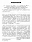 Research paper thumbnail of Leaf Gas Exchange and Oxidative Stress in Sorghum Plants Supplied with Silicon and Infected by Colletotrichum sublineolum